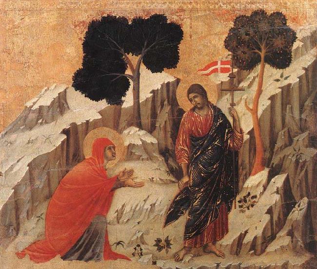 Duccio di Buoninsegna Appearence to Mary Magdalene oil painting picture